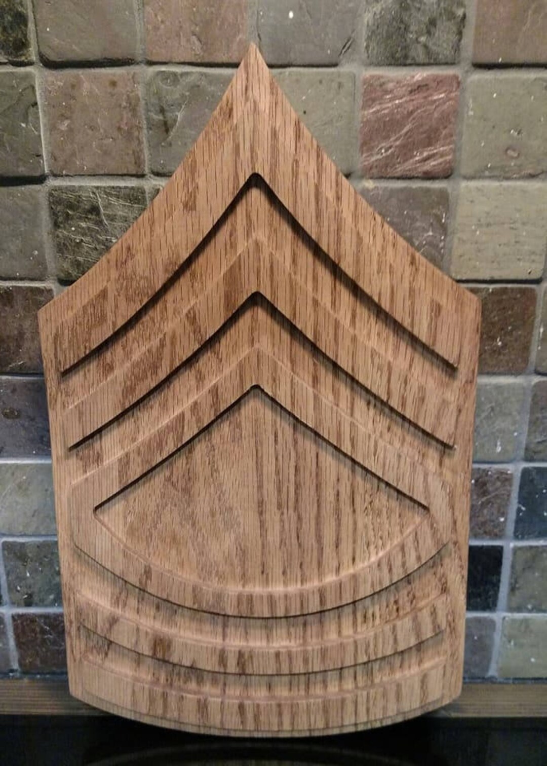 ARMY E8 Rank Plaque MSG Master Sergeant Wooden Military Army Promotion ...
