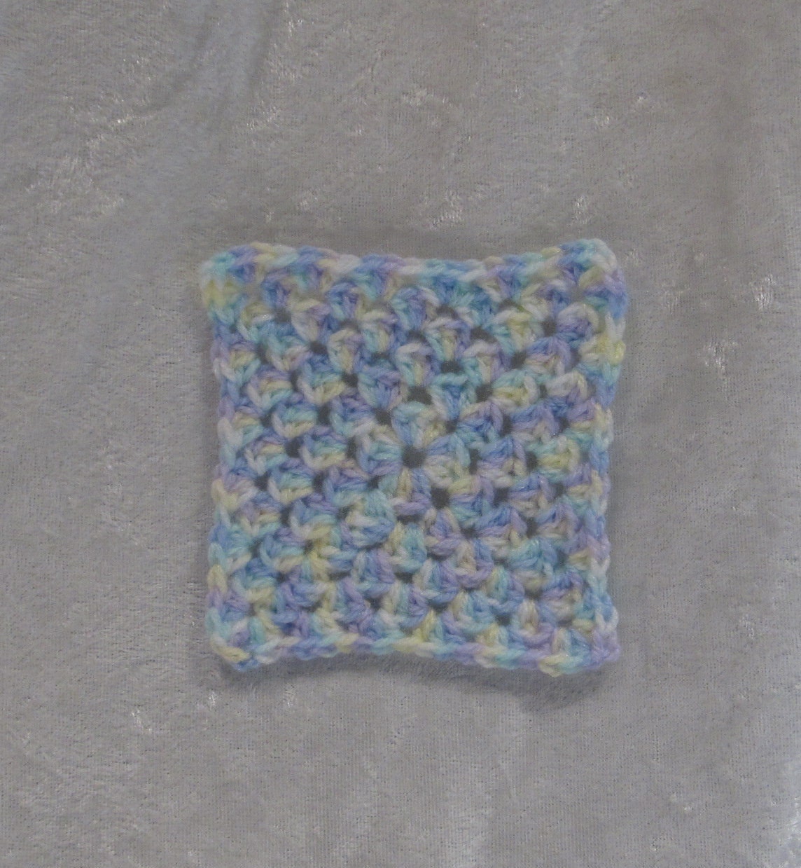 CROCHET DOLLHOUSE DOLL BABY BLANKET 6 Inches Square SALE!! 