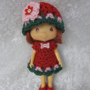 crochet strawberry shortcake dress Ravelry: Baby Dress "Strawberry Shortcake" pattern by Luba Roytberg