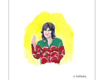 Tiny Noel Fielding (Great British Bake Off) Print