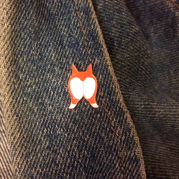 Corgi Butt Enamel Pin