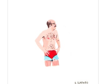 Tiny Tobias Funke &quot;Arrested Development&quot; Print