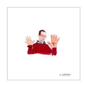 Tiny "Arrested Development" Buster Bluth Print