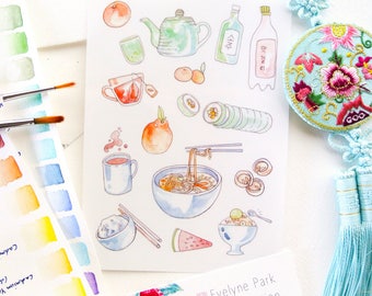 South Korea Tradition & Culture Handmade Stickers | Etsy