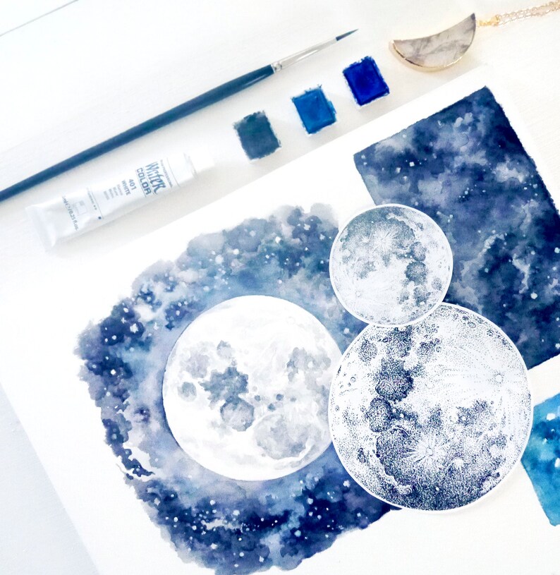 lunar calendar 2019 printable moon phases yearly overview etsy