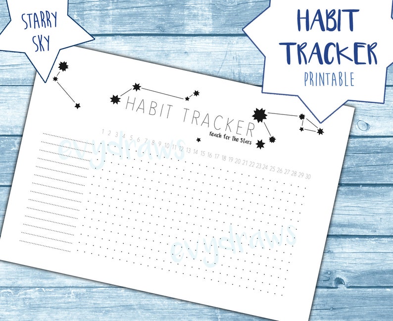 Routine Tracker \ photo about Bullet Journal Habit Tracker Printable identify Routine Tracker \