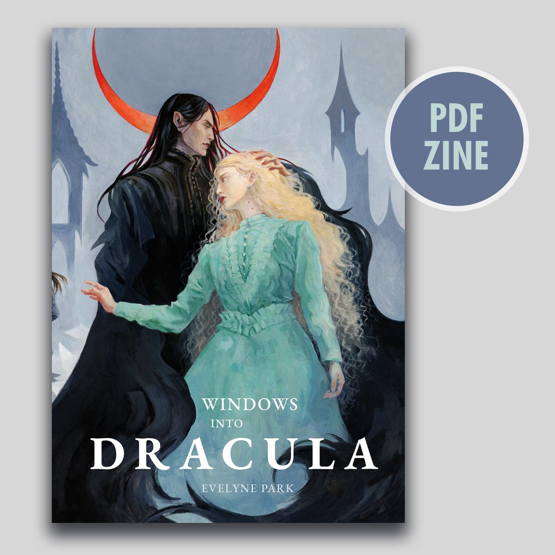 Dracula Art Zine DIGITAL DOWNLOAD | PDF Ebook Version | Vampire