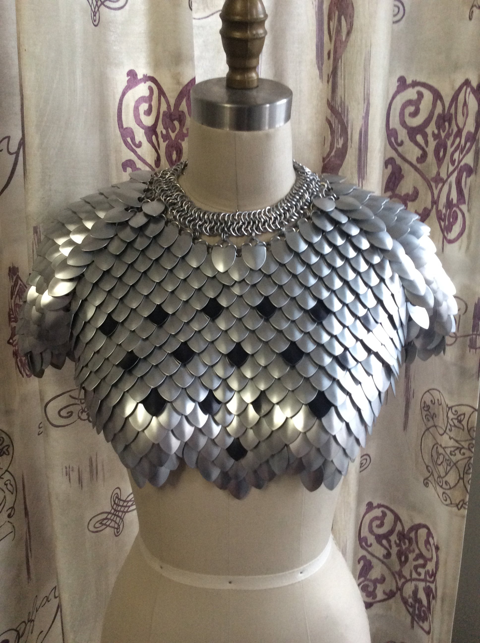 Warrior Scalemail Breast Plate Etsy