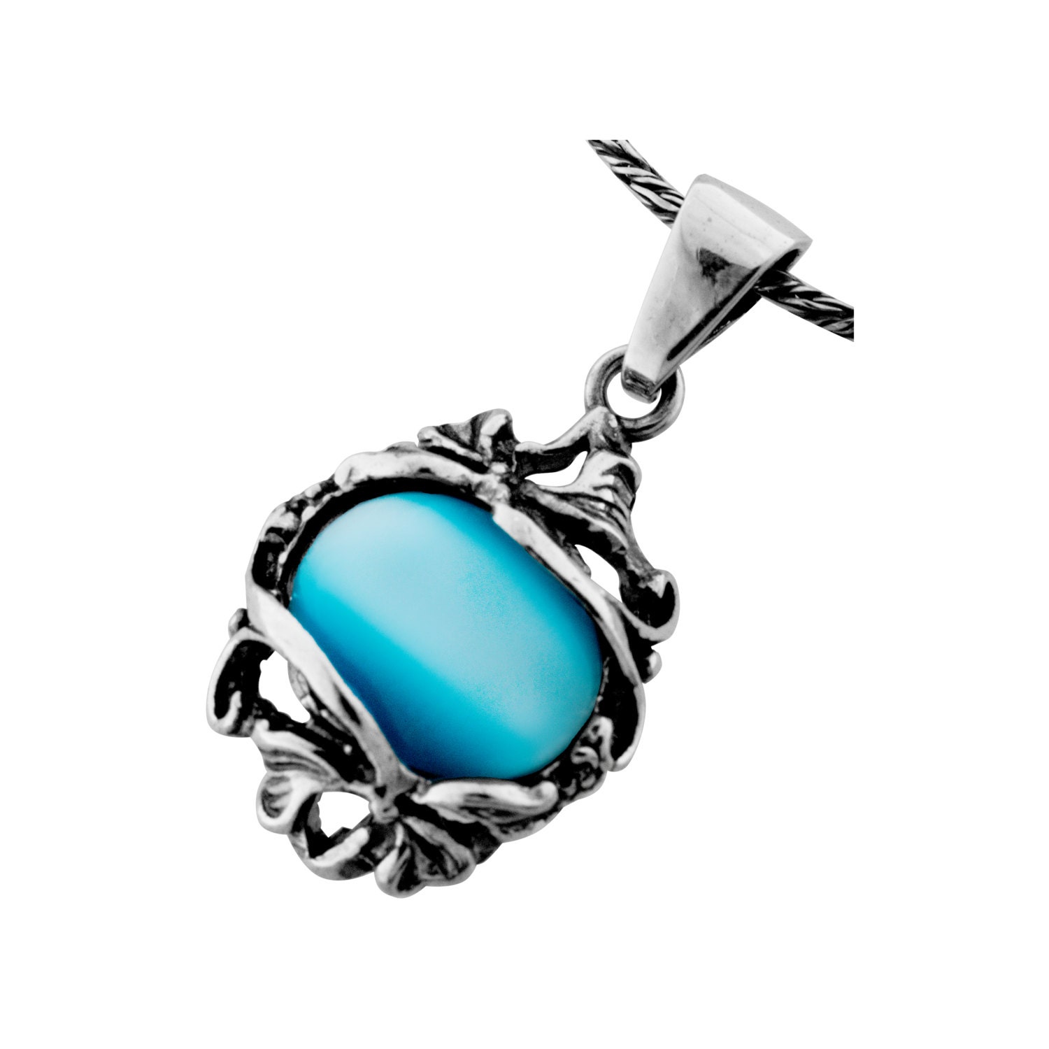 Cats Eye Pendant Cats Eye Necklace Quartz Pendant Rock Etsy