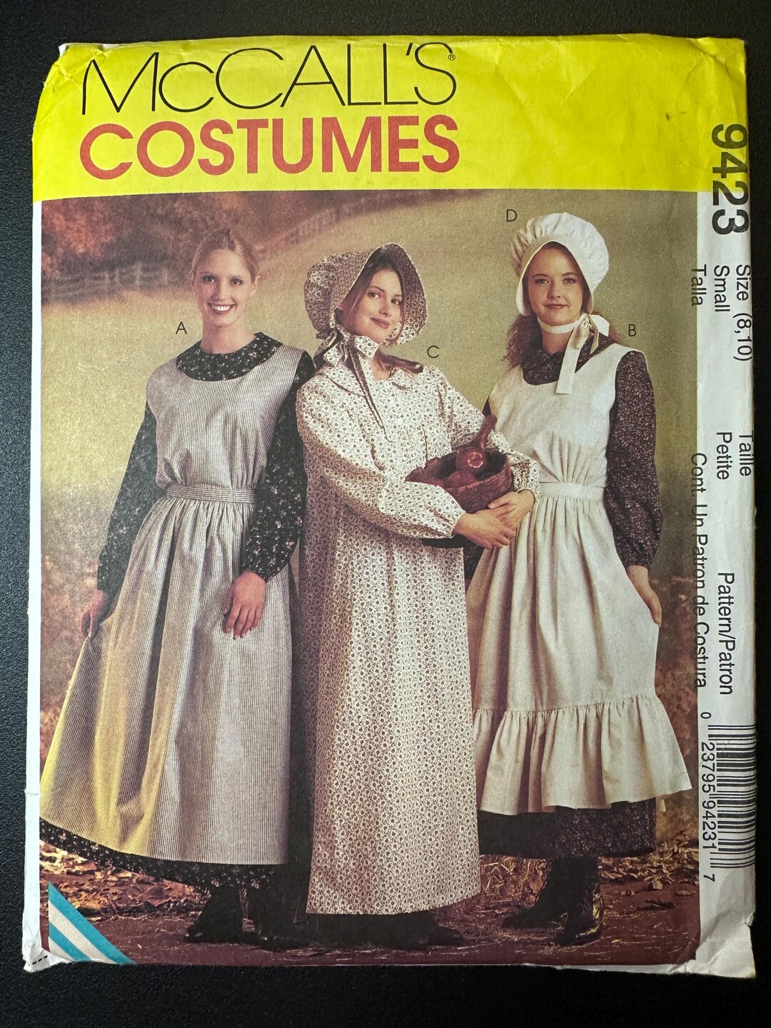 Simplicity Pattern 9423 Mccall’s 9423 Sewing Pattern, Misses’ Pioneer Costume Pattern - Dress ...