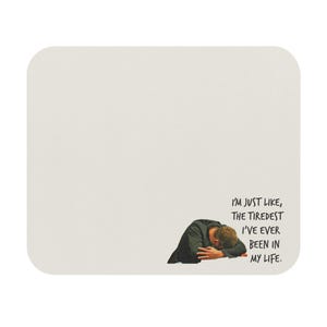 mouse pad nunca pule o almoço, mouse pad itysl, presente para colega de trabalho, estou mais cansado do que nunca, acessórios de mesa, decoração de mesa