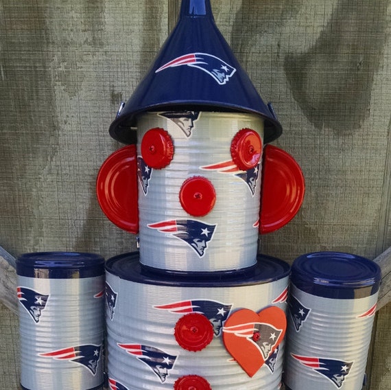 New England Patriots Metal Tin Man