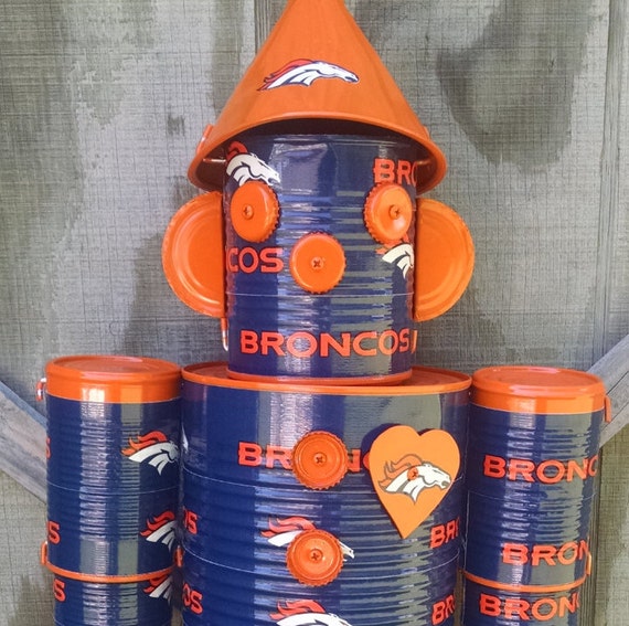 Denver Broncos Metal Tin Man NFL team