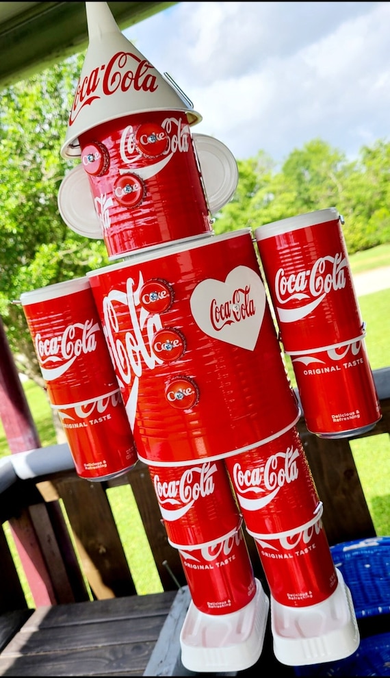 Custom Coca Cola Metal Tin Man