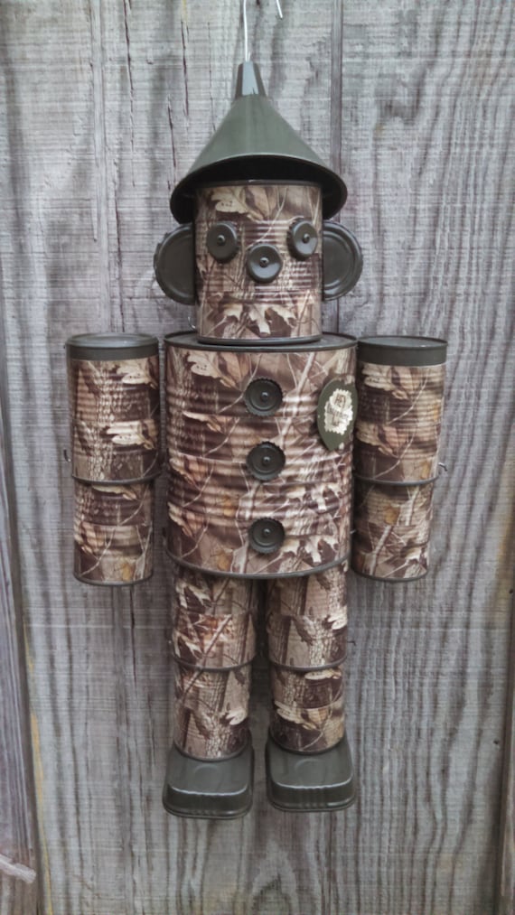 Camo tin man