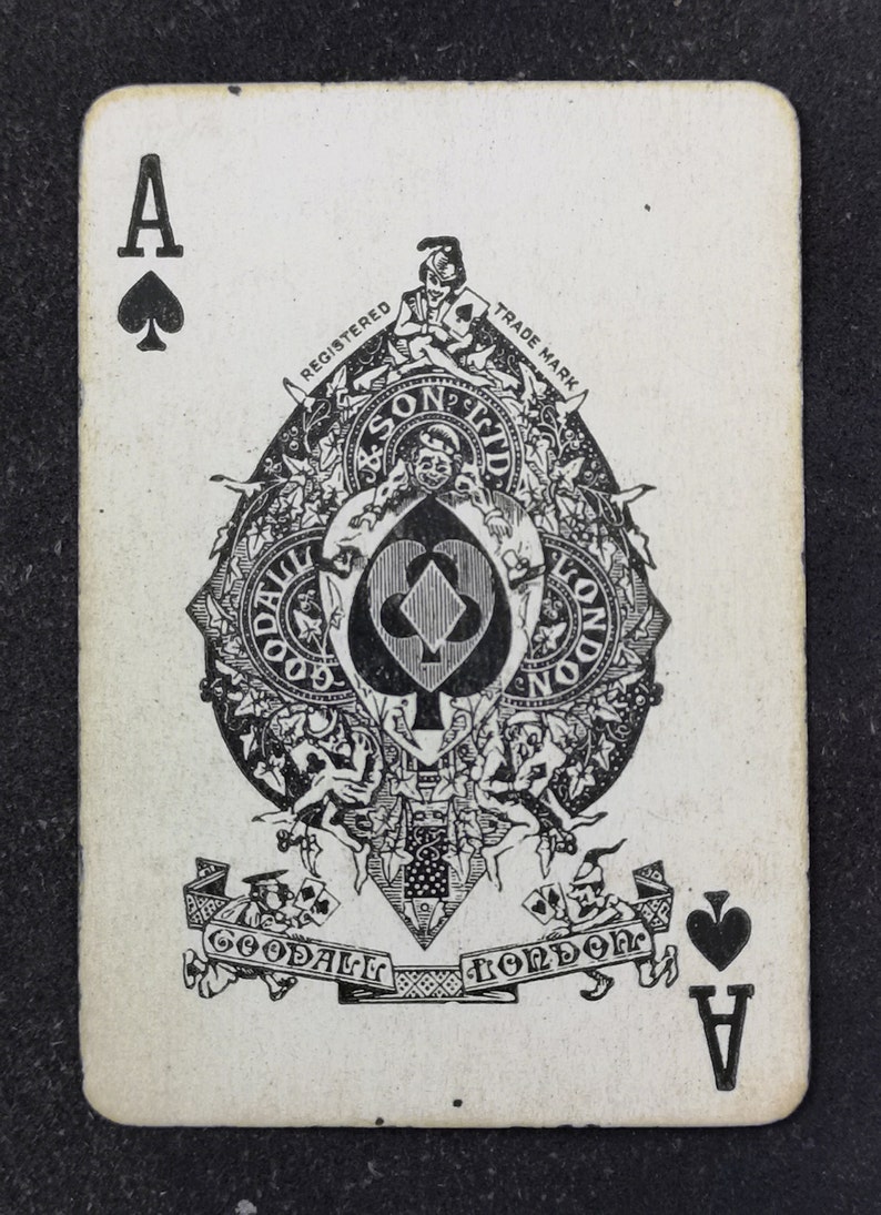 Rare Vintage 1920's Gold Medal Playing Cards old Etsy UK