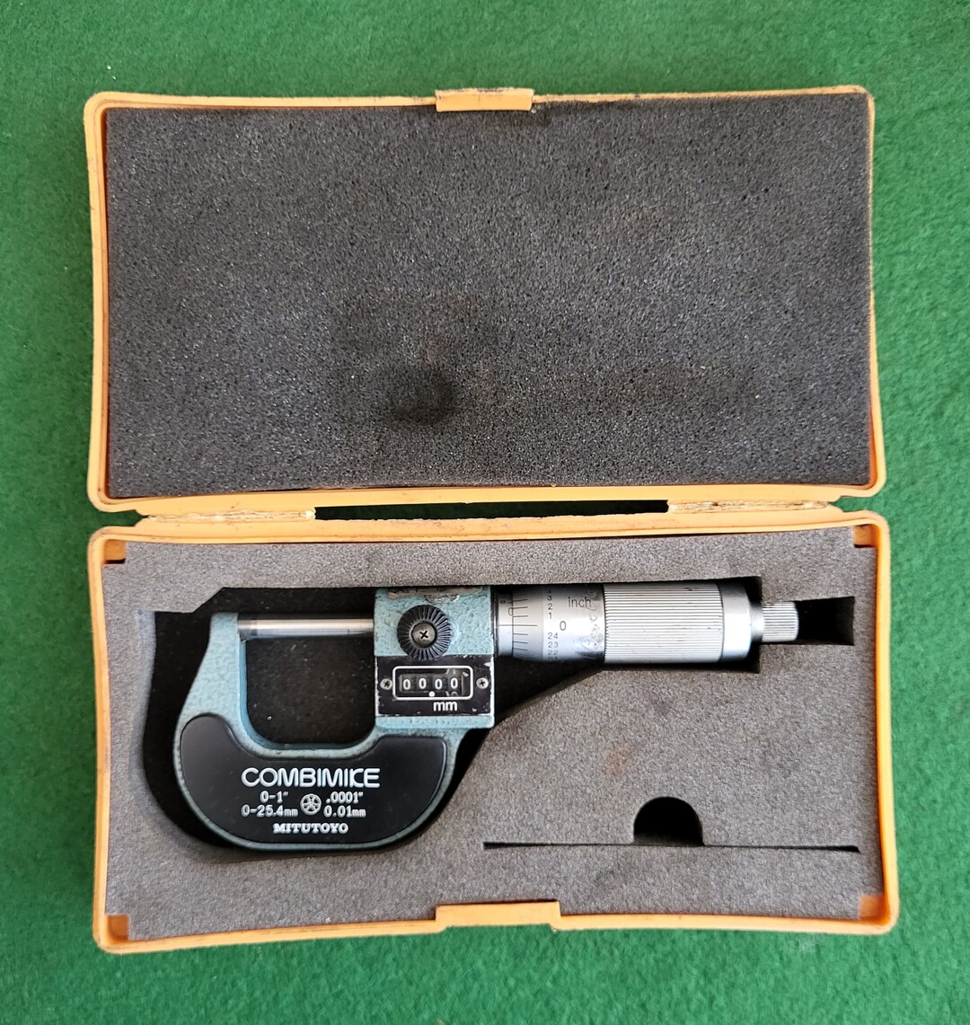 Vintage Micrometer Vintage Mitutoyo No. 159211 N Combimike Etsy