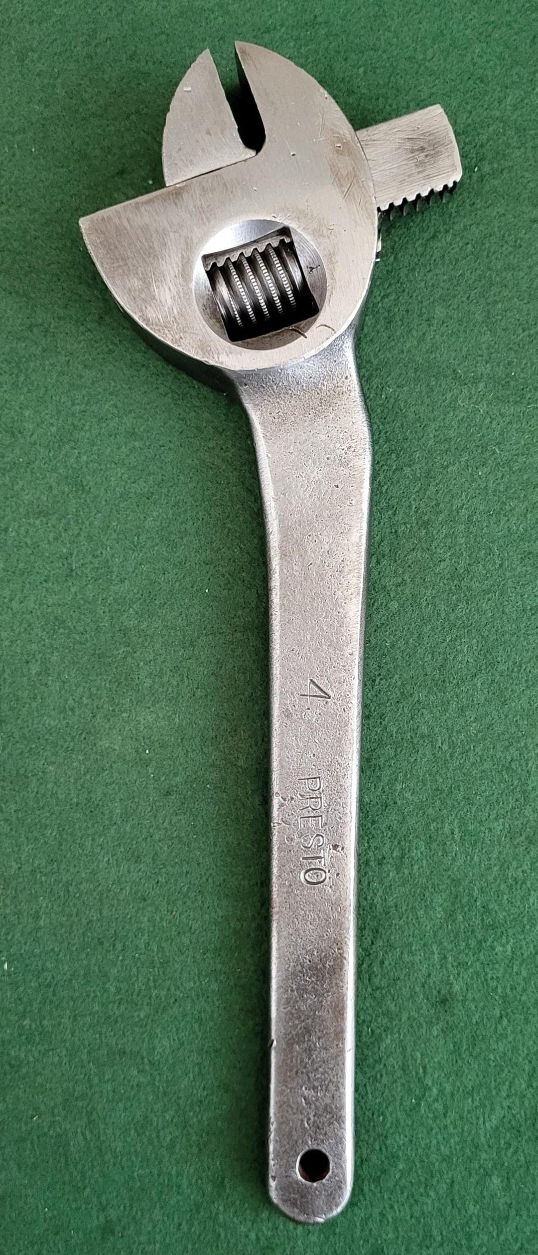 Antique Presto Adjustable 10 Inch Clyburn Pattern Adjustable Wrench ...