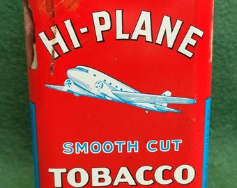 Vintage Hi-plane Tobacco Tins
