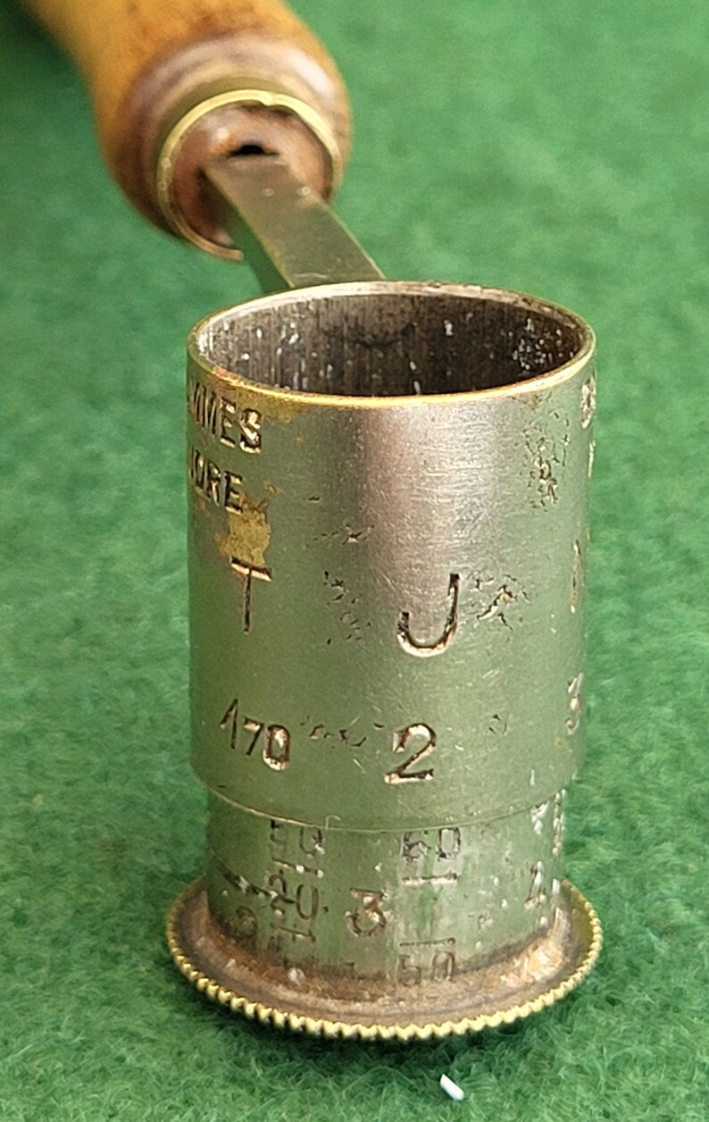 Antique French Shot and Powder Measure. Antique Shot Measure. Antique ...