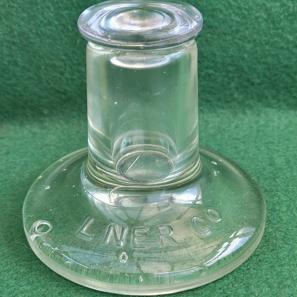 Old Glass Inkwell - Etsy