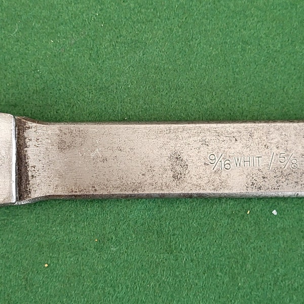 Vintage Leytool Ratchet Spanner. Vintage 1940's Leytool 9/16 W - 5/8 BSF Ratchet Spanner. Leytool - Leytonstone Jig and Tool Co, London.