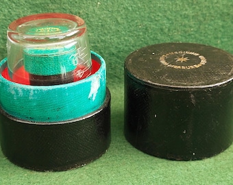 Antique Glass Medicine Measure And Minim Measure In Original Travel Case.