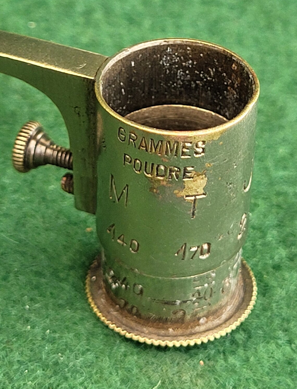 Antique French Shot and Powder Measure. Antique Shot Measure. Antique ...