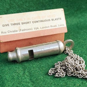 Vintage J. Hudson Whistle - The Acme City Whistle . The Acme City Roy Christie Co Ltd Help Whistle - Vintage Roy Christie Help Whistle