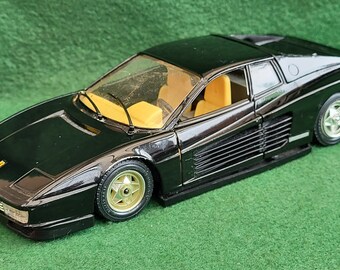 BbURAGO 1984 Ferrari Testarossa Red 1:18 SCALE Made In Italy