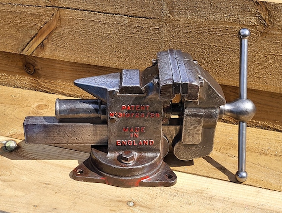 Vintage Record No. 75 Vice. Vintage Record No. 75 All Steel Swivel Vice With Front Anvil. Pat No. 310723 28 Collection Only. Etsy UK