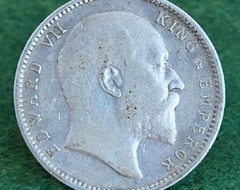 1910年 エドワード7世 1ルピー 大英帝国 エドワード7世 1ペニー銅貨 1910 Fine | 世界のコイン