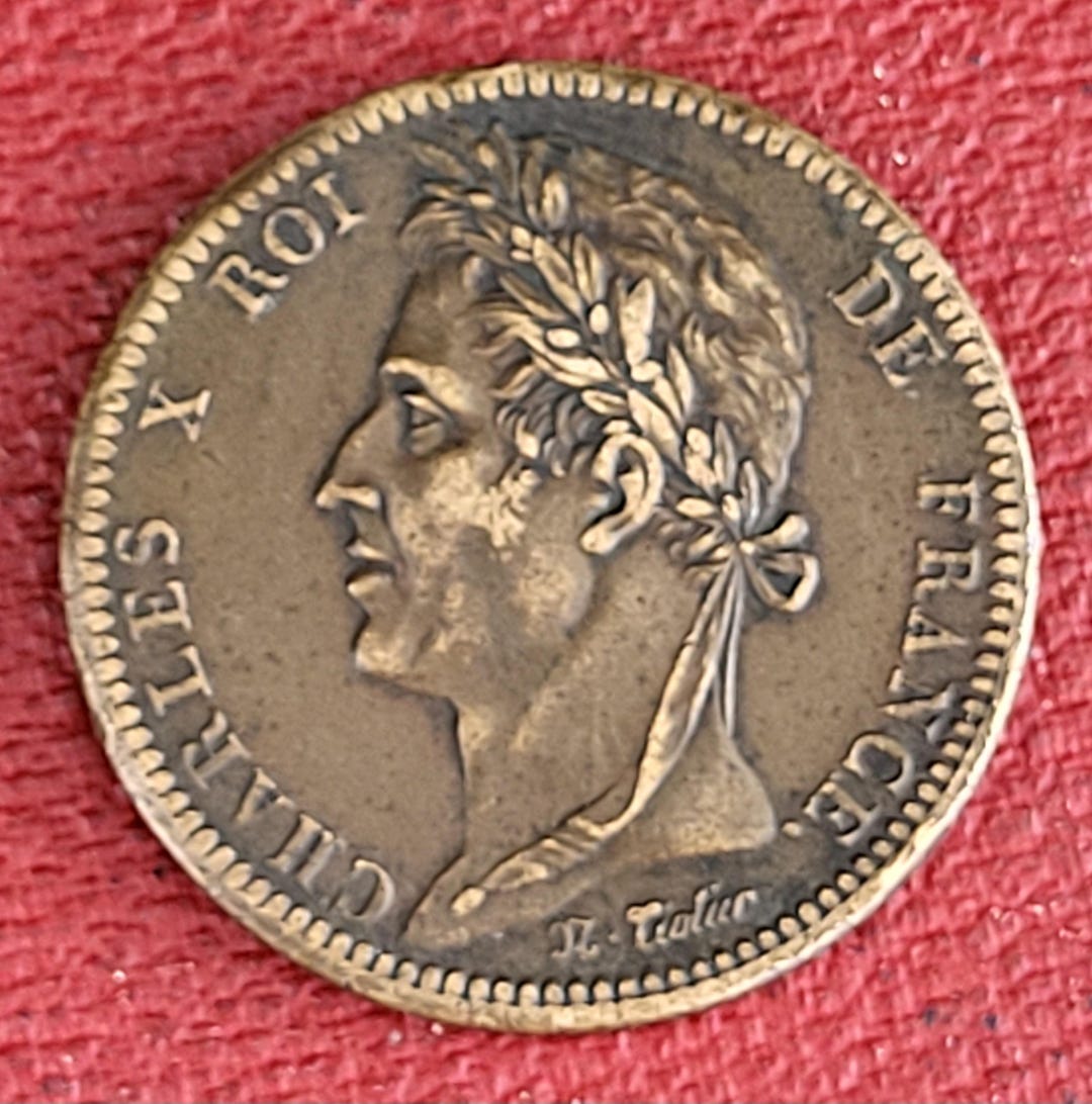 Colonies Francaises 10 Cent 1828. French Colonies Charles X 10 Cent ...