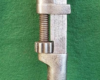 Ancienne clé anglaise / à molette, American, 25 cm, n°10, acier forgé