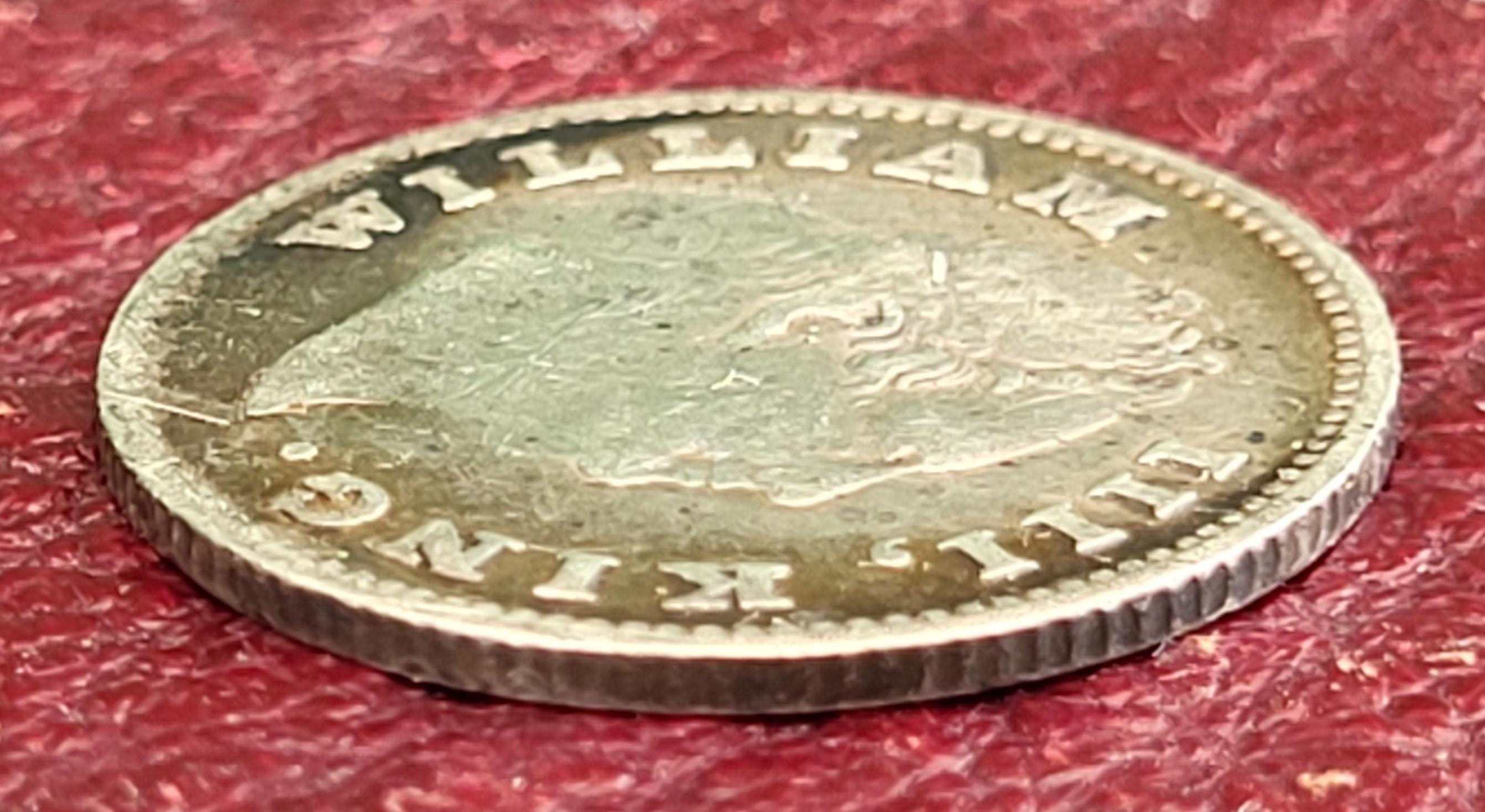 1835年 1/4ルピー - 1835年 東インド会社 ウィリアム4世 1/4ルピー