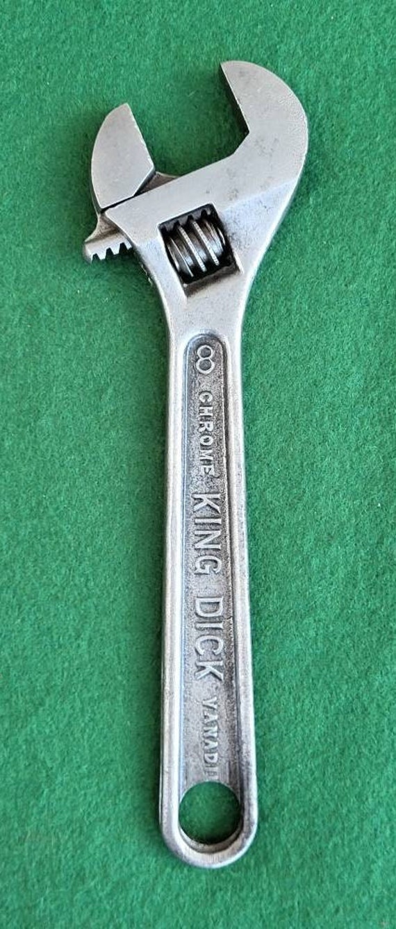 Clean Vintage King Dick 8 Inch Adjustable Spanner With Broad Arrow