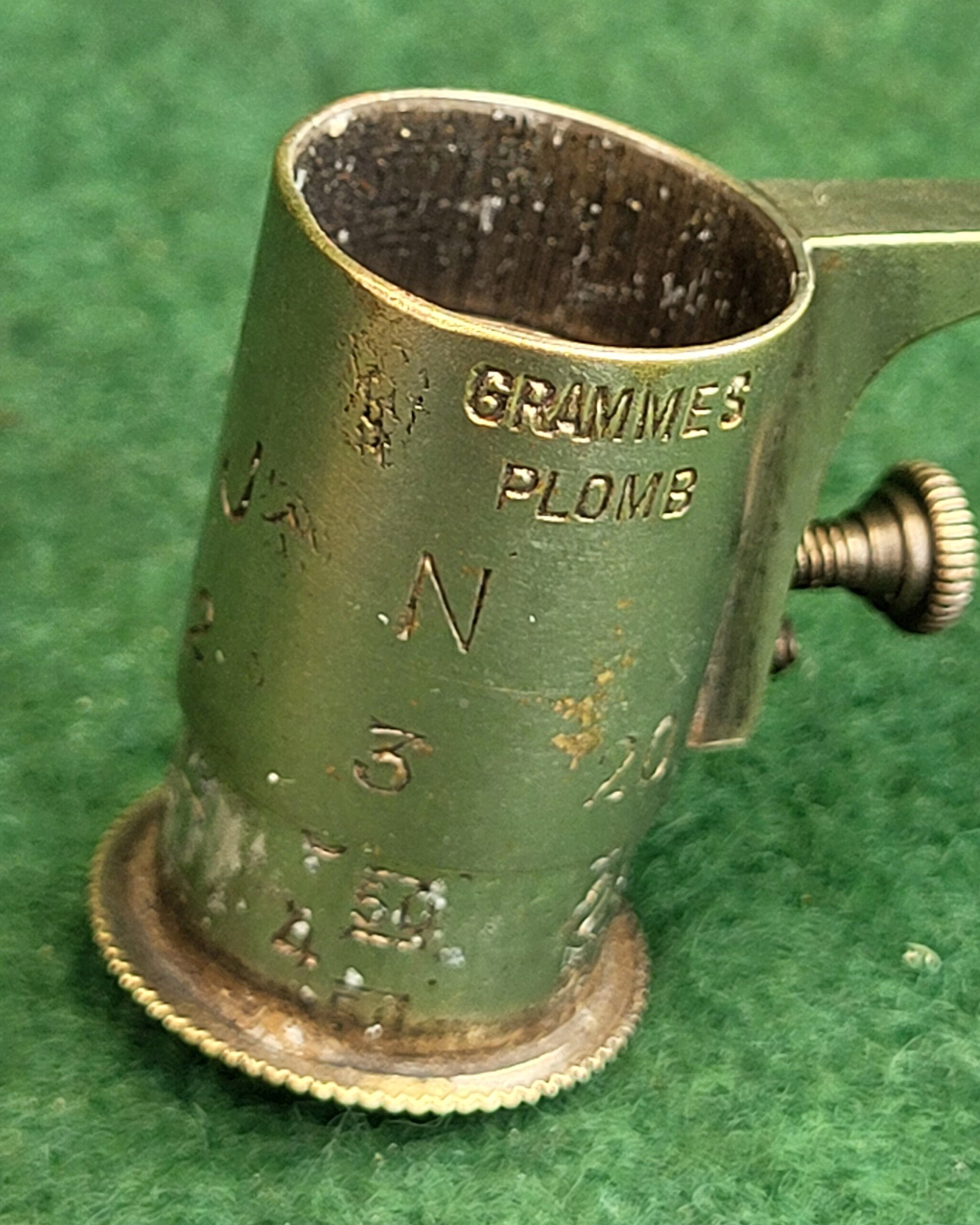Antique French Shot and Powder Measure. Antique Shot Measure. Antique ...