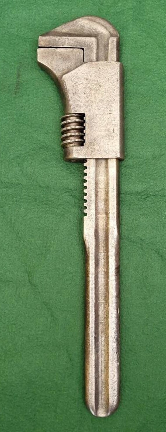 Antique 15 Inch Adjustable Wrench by the Billings & Spencer Etsy