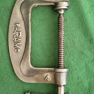Vintage G Clamp - Vintage Paramo, Sheffield, G Clamp - Full Working Order. Vintage Paramo 4 G Cramp - F. Parramore and Sons, Sheffield.