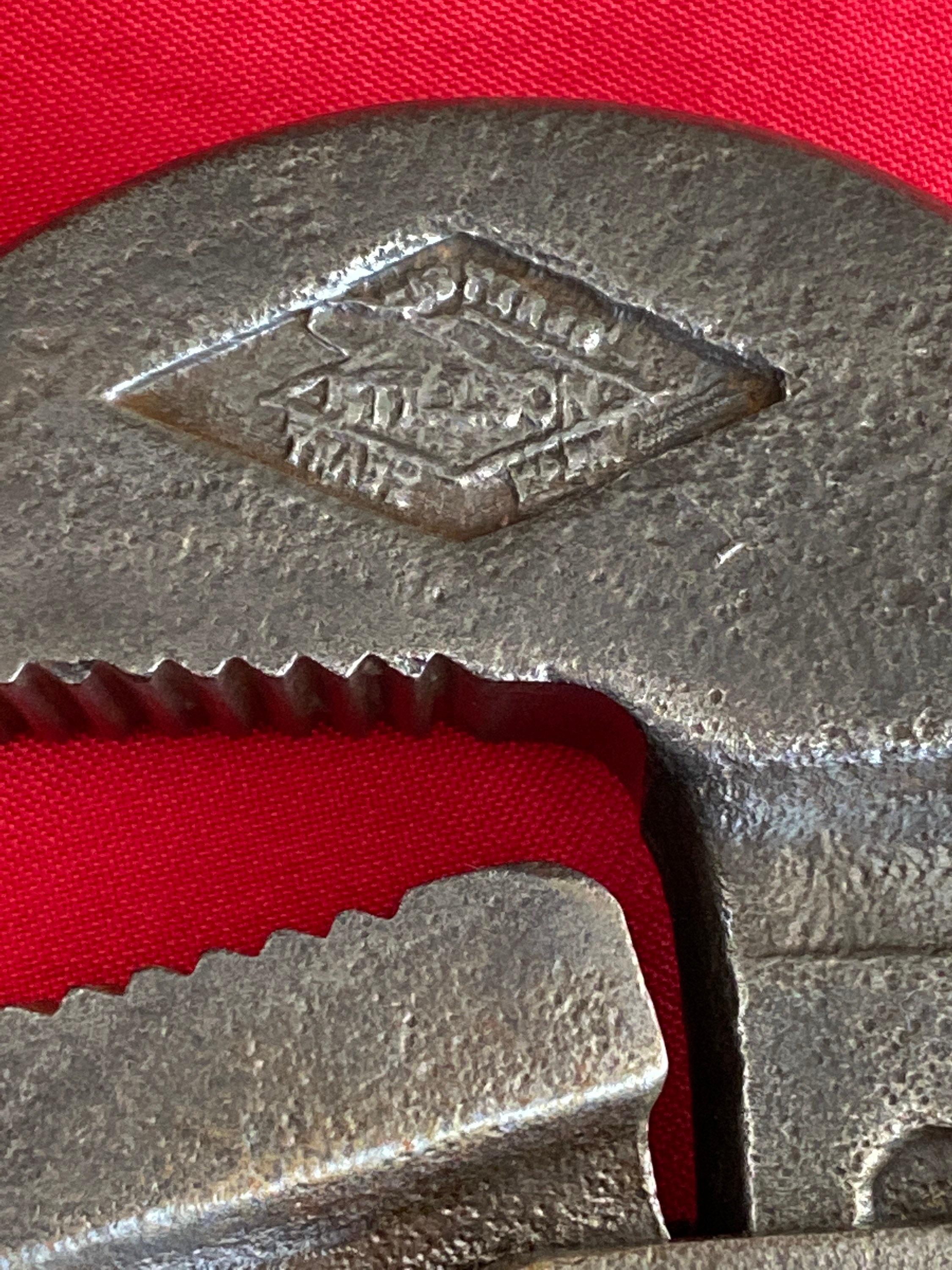 Vintage STILLSON 6 Adjustable Wrench, Walworth Mfg. Co. Boston, U.S.A
