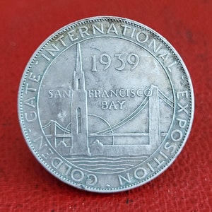 1939 Golden Gate International Exposition 1939 San Francisco Bay Aluminium Token.
