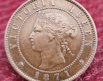 Scarce 1871 Queen Victoria Prince Edward Island Large One