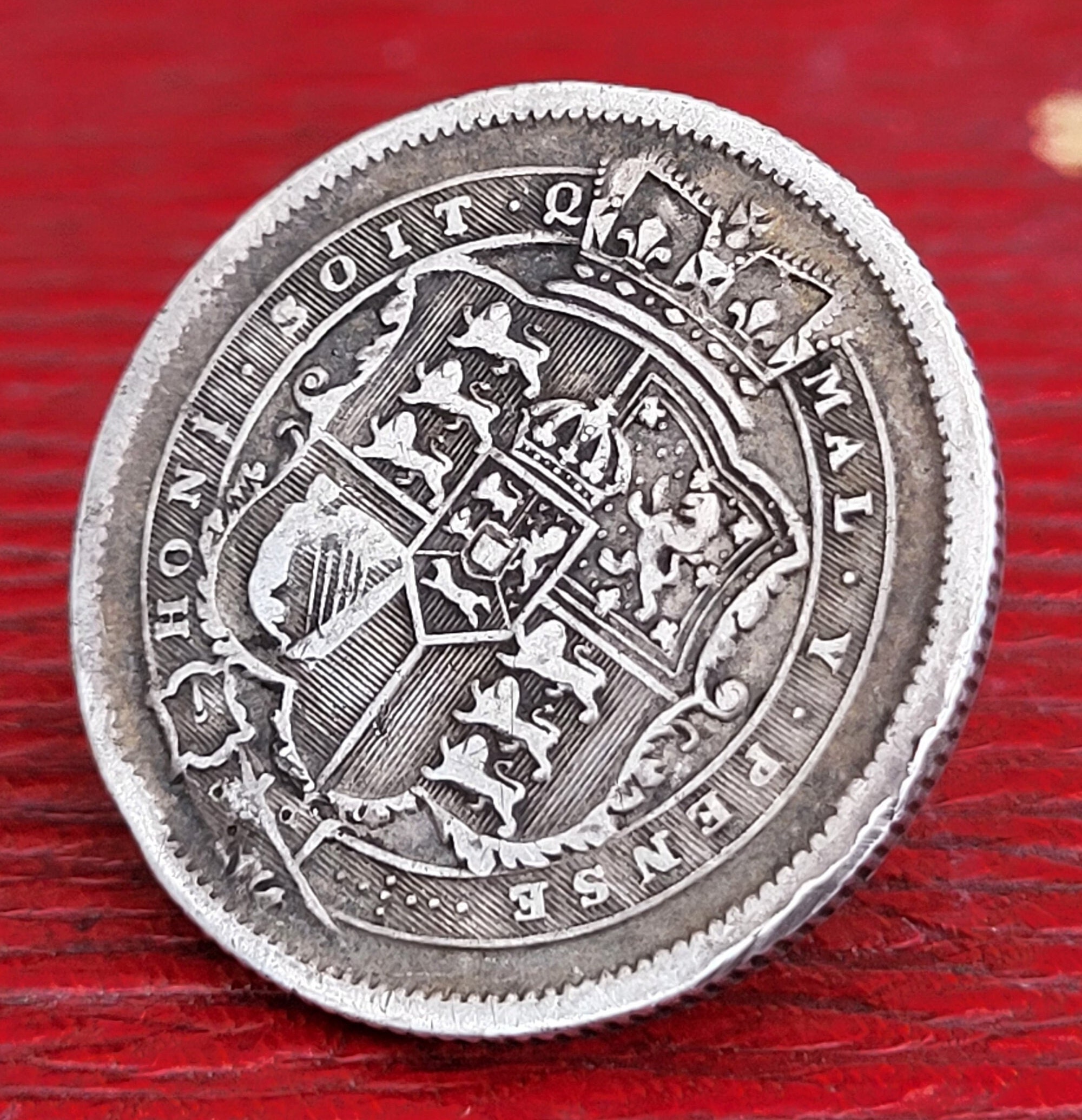 M313*antique*1910s～1936s*イギリス*銀貨*コイン*ブレスレット