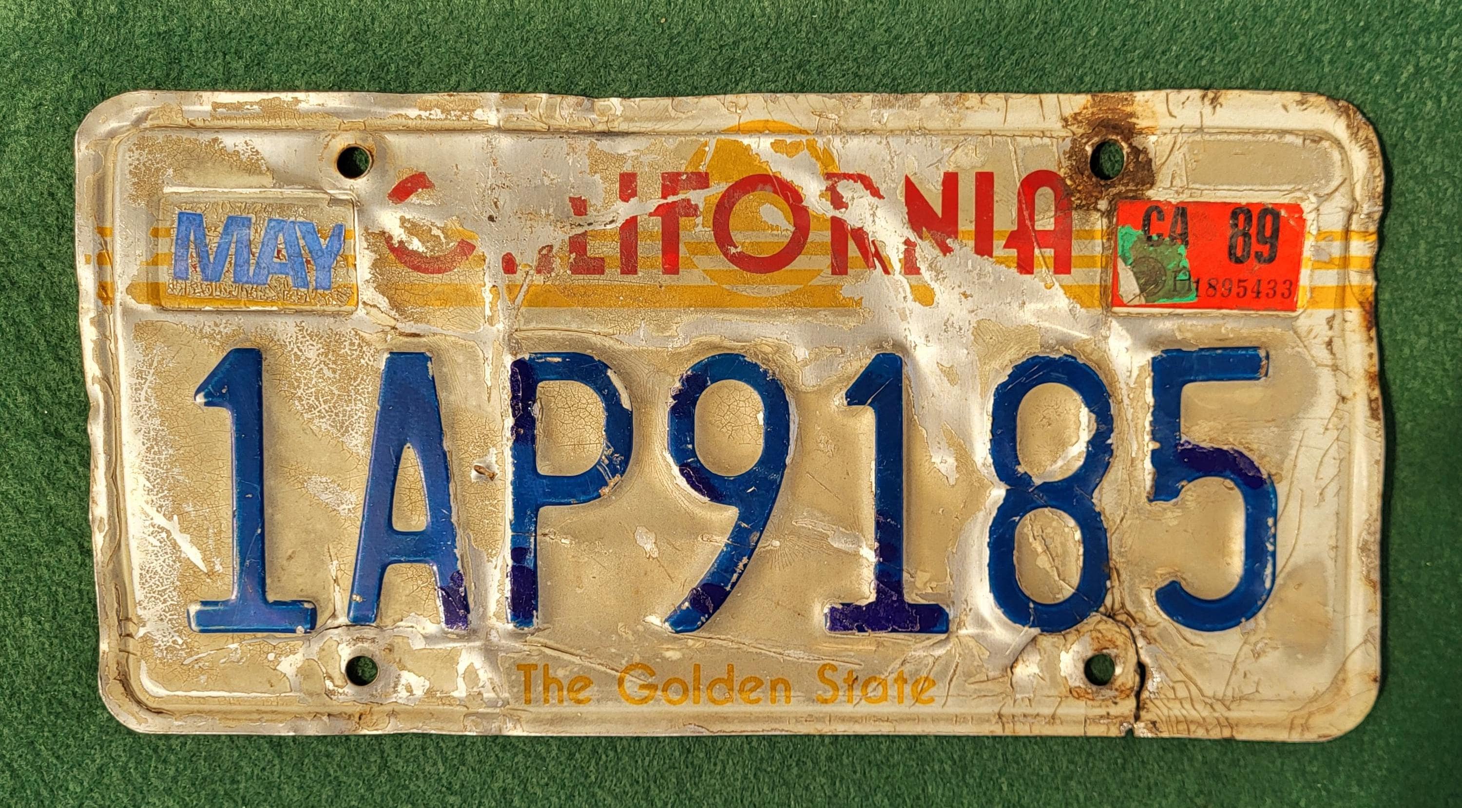 Used California License Plates - Etsy