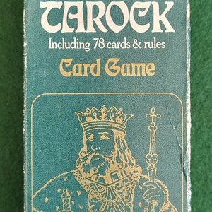 Vintage Waddingtons Tarock de La Ducale - Hecho en Francia - Vintage Tarock International Card Game.