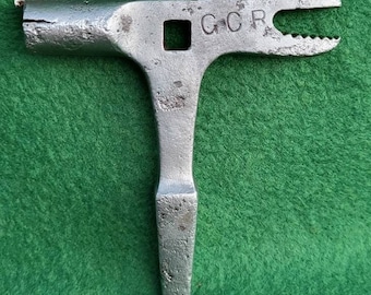 Antique Railway Key. Antique GCR Railway Guards Key. Antique Great Central Railway Guards Key/Carriage Key Multitool.