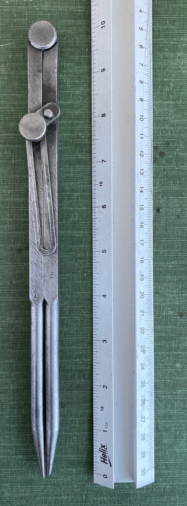 Vintage Monument Brand 10 Inch Square Leg Wing Arm Engineering D Vintage Monument Brand 10 Inch Square Leg Wing Arm Engineering D