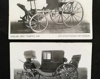 Photographs Of Antique Carriages. City Of Nottingham Art Museum Carriage Photographs. English Post Phaeton 1698-Carriage, Continental Travel