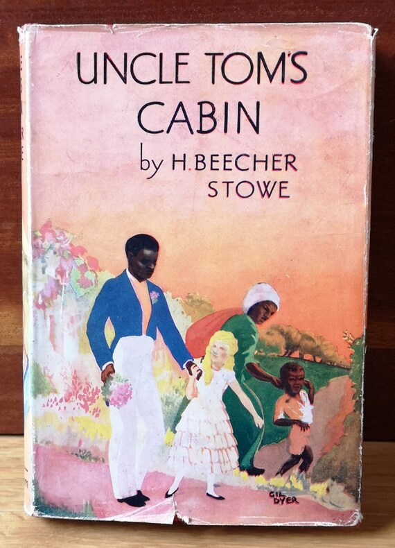 Vintage Book Uncle Tom S Cabin H Beecher Stowe The Etsy