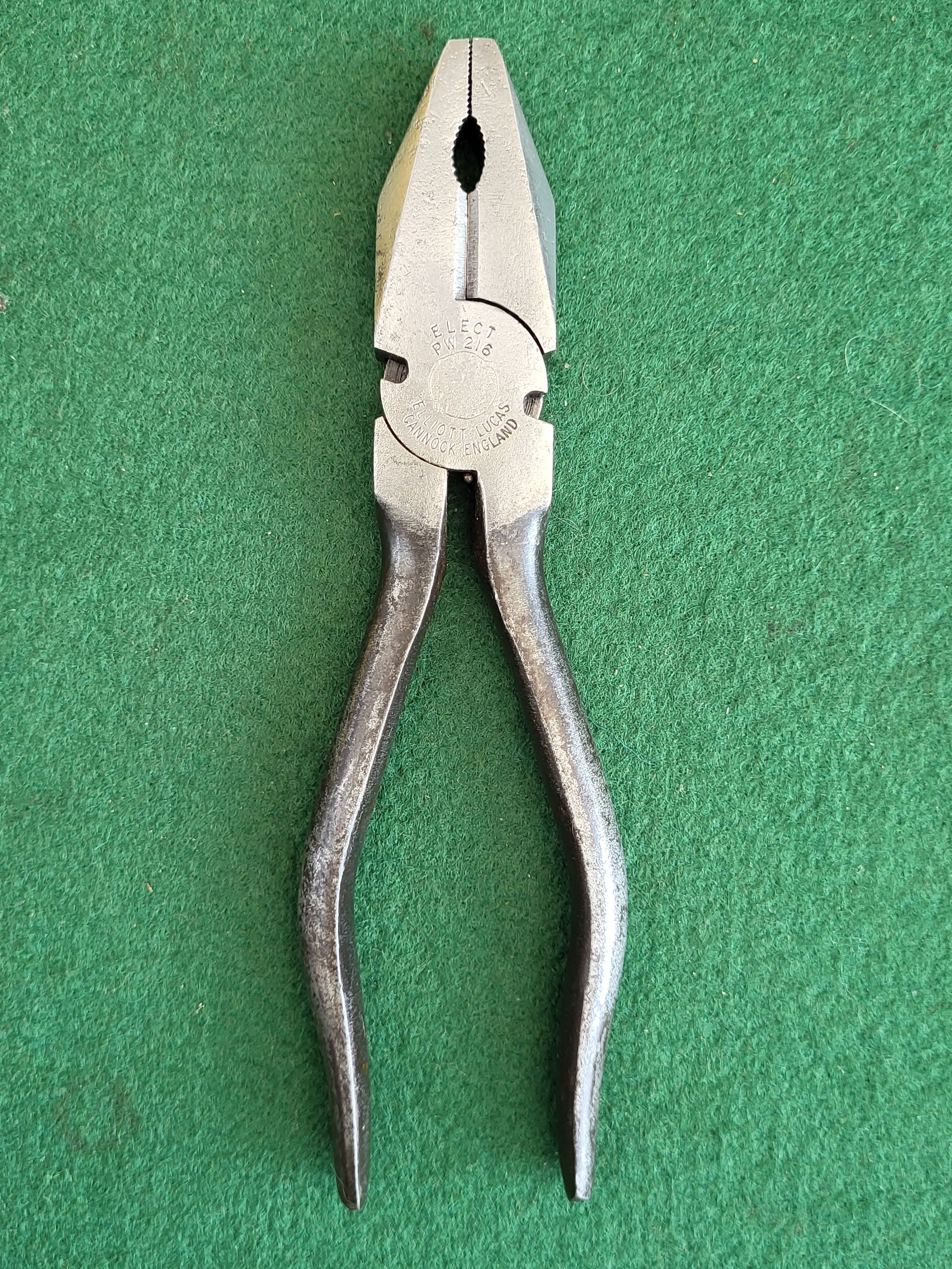 Vintage Elliott lucas Elect PW 216 Pliers. Vintage Elliott lucas